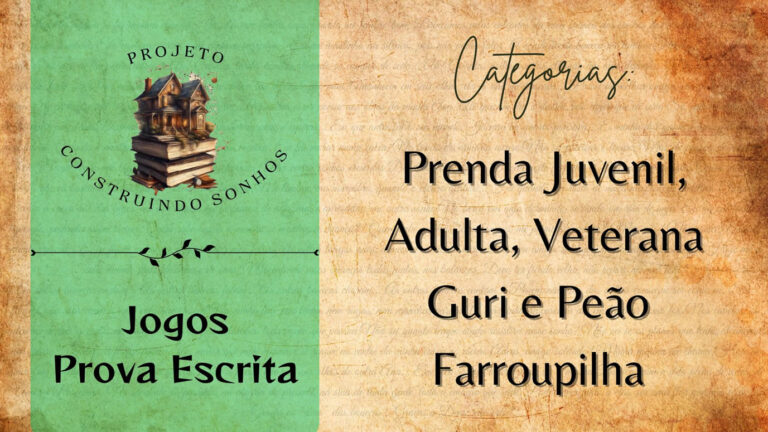 Prenda Juvenil, Adulta, Veterana, Guri e Peão Farroupilha