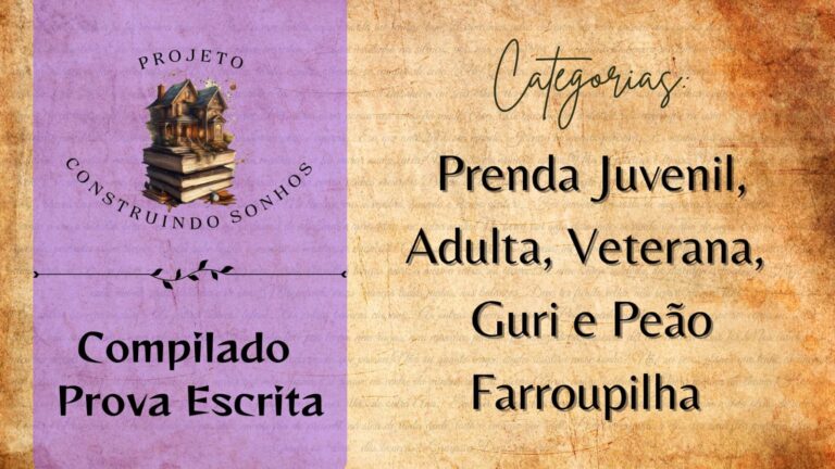 Compilado Juvenil, Adulta, Veterana, Guri e Peão Farroupilha